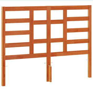 vidaXL Headboard Wax Brown 135 cm Solid Wood Pine