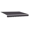 vidaXL Awning Replacement Fabric Anthracite 280 x 195 cm Polyester
