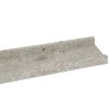 vidaXL Wall Shelves 4 pcs Concrete Grey 80x9x3 cm