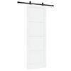 vidaXL Sliding Door ORKDAL White 83 x 232 cm Solid Pine Wood
