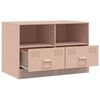 vidaXL TV Cabinets 2 pcs Pink 67x39x44 cm Steel