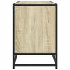 vidaXL TV Cabinet Sonoma Oak 150x35x41 cm Engineered Wood and Metal