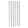vidaXL Insect Curtain Chenille Light Grey and White 100 x 200 cm