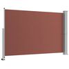 vidaXL Patio Retractable Side Awning 160x300 cm Brown
