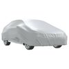 vidaXL Car Cover for Sedan with Buckle Straps Full Silver XL