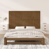 vidaXL Wall Headboard Honey Brown 159.5x3x90 cm Solid Wood Pine