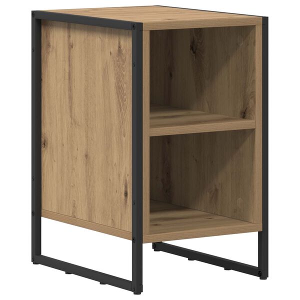 vidaXL Bedside Table Artisian Oak 39.5 x 30 x 50 cm Engineered Wood