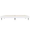 vidaXL Bed Frame without Mattress White 120x190 cm Small Double Engineered Wood
