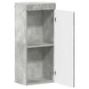 vidaXL Bathroom Wall Cabinet TULUM Concrete Grey 37 x 24.5 x 86 cm