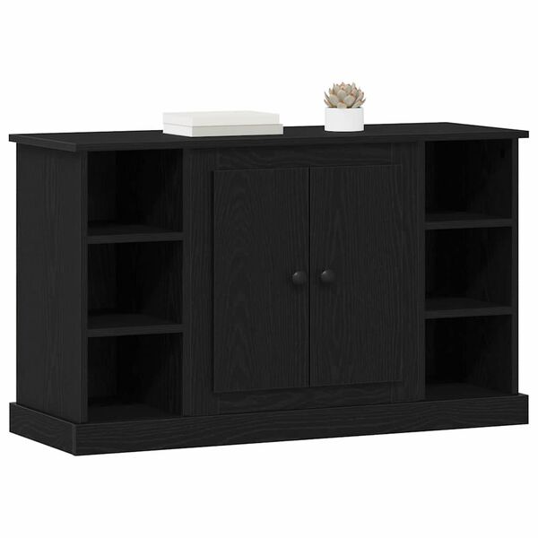 vidaXL Sideboard Black Oak 100 x 35.5 x 60 cm Engineered Wood
