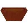 vidaXL Garden Planter Rusty 35 x 35 x 15 cm Weathering Steel
