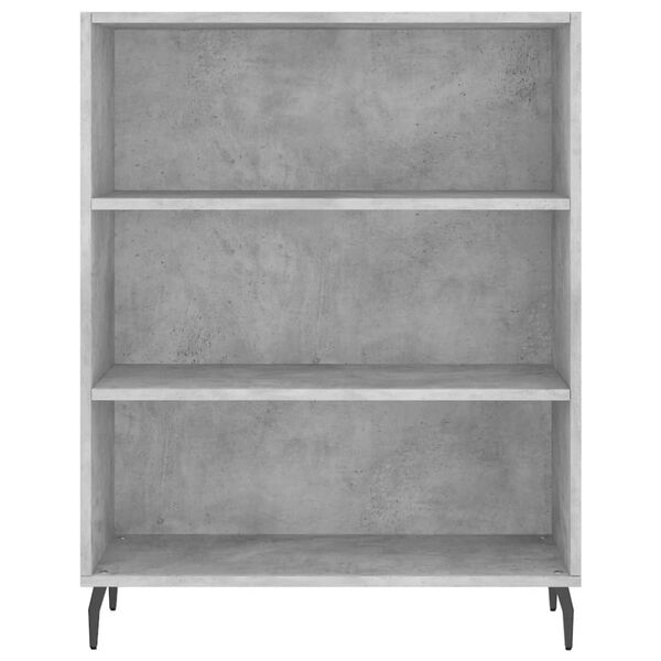 vidaxL Shelf Cabinet Concrete Grey 69.5x32.5x90 cm Engineered Wood
