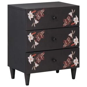 vidaXL Bedside Table Multicolour 50 x 33 x 60 cm Solid Mango Wood