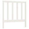 vidaXL Bed Headboard White 95x4x100 cm Solid Wood Pine