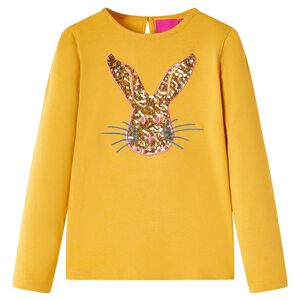 Kids'T-shirt with Long Sleeves Ochre 104