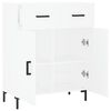 vidaXL Sideboard White 69.5x34x90 cm Engineered Wood