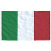 vidaXL Italy Flag and Pole 5.5 m Aluminium