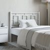 vidaXL Metal Headboard White 100 cm