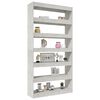 vidaXL Book Cabinet/Room Divider Concrete Grey 100x30x198 cm Engineered wood