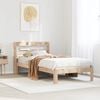vidaXL Bed Frame with Headboard without Mattress 100x200 cm