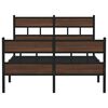 vidaXL Bed Frame without Mattress with Headboard and Footboard 120x200 cm