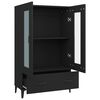 vidaXL Highboard Black 70x31x115 cm Engineered Wood