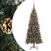 vidaXL Artificial Christmas Tree with 150 LEDs with Stand Green 150 cm