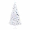 vidaXL Artificial Christmas Tree with Stand White 300 cm PVC and Steel