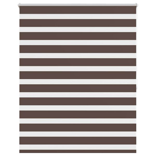 vidaXL Zebra Blind 140 x 175 cm Coffee