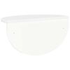 vidaXL Wall Shelf High Gloss White 48 x 24 x 24 cm Engineered Wood