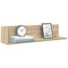 vidaXL Wall Shelves 2 pcs Sonoma Oak 75x16.5x16.5 cm Engineered Wood