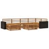 vidaXL Outdoor Sofa Set 7 pcs Natural