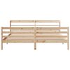 vidaXL Bed Frame with Headboard without Mattress 180x200 cm Super King