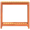 vidaXL Potting Table with Shelf Wax Brown 82.5x35x75 cm Solid Wood Pine