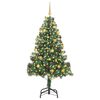 vidaXL Christmas Tree with 300 LEDs with Stand Green 180 cm PVC