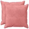 vidaXL Cushion with Pillow HOUTEN 2 pcs Pink Velvet