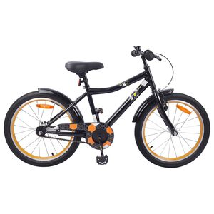vidaXL Kids Bike 20'' for 6-11 Years Old Black