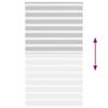 vidaXL Zebra Blind Light Grey 130x230 cm Fabric Width 125.9 cm Polyester
