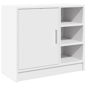 vidaXL Sink Cabinet White 63x29x55 cm Engineered Wood