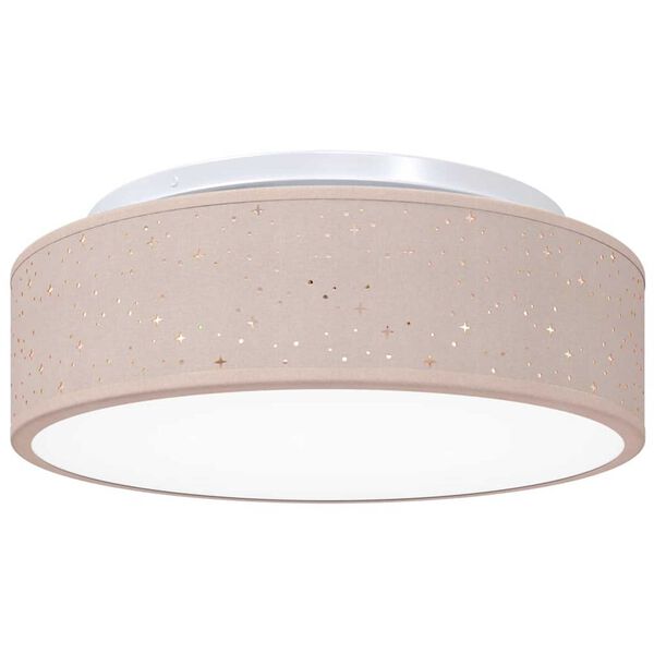 vidaXL Ceiling Lamp with Spotlights Taupe 38 x 38 x 13.5 cm Fabric