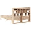 vidaXL Bookcase Bed without Mattress 140x190 cm Solid Wood Pine