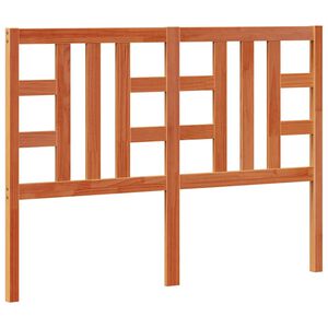vidaXL Headboard Wax Brown 135 cm Solid Wood Pine
