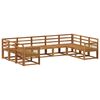 vidaXL Outdoor Sofa Set 9 pcs Natural Solid Acacia Wood