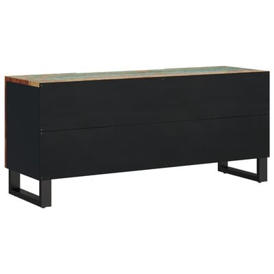 vidaXL TV Cabinet 105x33.5x46 cm Solid Wood Reclaimed&Engineered Wood