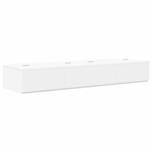 vidaXL Studio Desk White 152 x 40 x 19.5 cm Engineered Wood