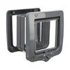 TRIXIE 4-Way Cat Flap Door with 2 Tunnels Grey