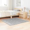 vidaXL Anti-slip Shaggy Rug Grey 120 x 120 cm PP