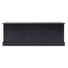 vidaXL TV Cabinet Black 108x30x40 cm Solid Paulownia Wood
