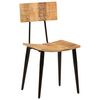 vidaXL Dining Chairs 2 pcs 44x40x80 cm Solid Wood Mango