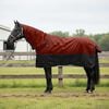 vidaXL Horse Blanket Bordeaux and Black 135 cm Polyester